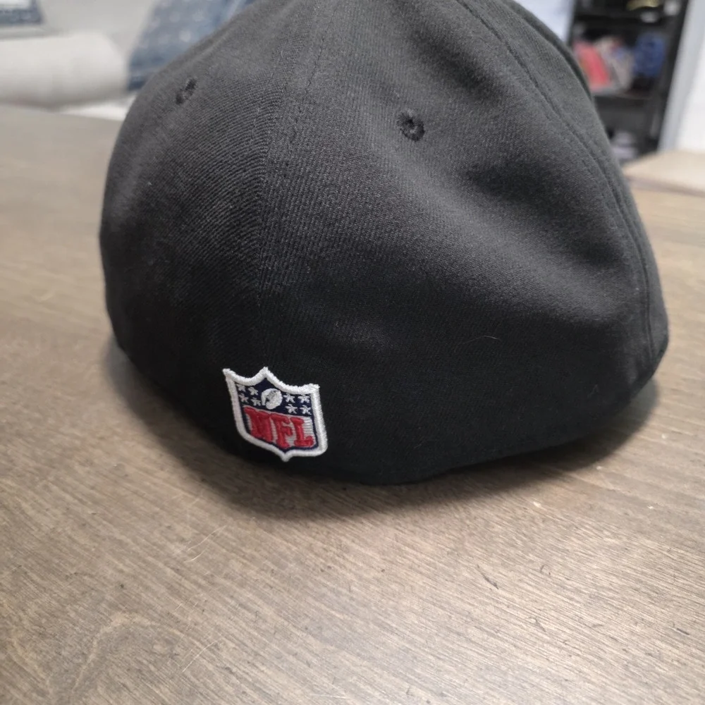 New Era 59FIFTY‎ Jacksonville Jaguars NFL Black Fitted Hat Size 7 5/8